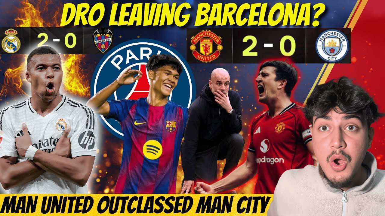 Dro Fernandez Leaves Barcelona!🤯 Real Madrid defeat Levante HARAMBALL!  MAncher United Unstoppable!!
