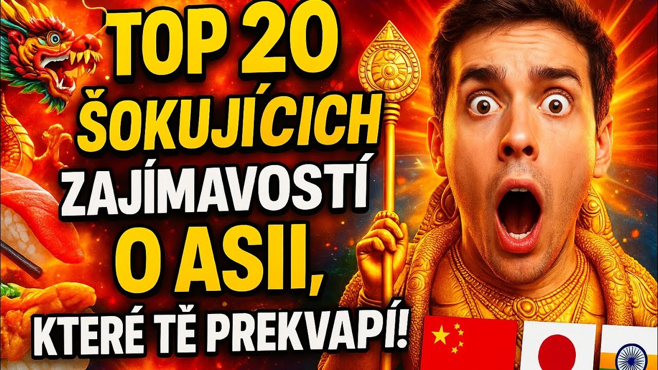 🌏 TOP 20 &Scaron;OKUJ&Iacute;C&Iacute;CH ZAJ&Iacute;MAVOST&Iacute; O ASII, KTER&Eacute; TĚ PŘEKVAP&Iacute;! 🇨🇳🇯🇵🇮🇳