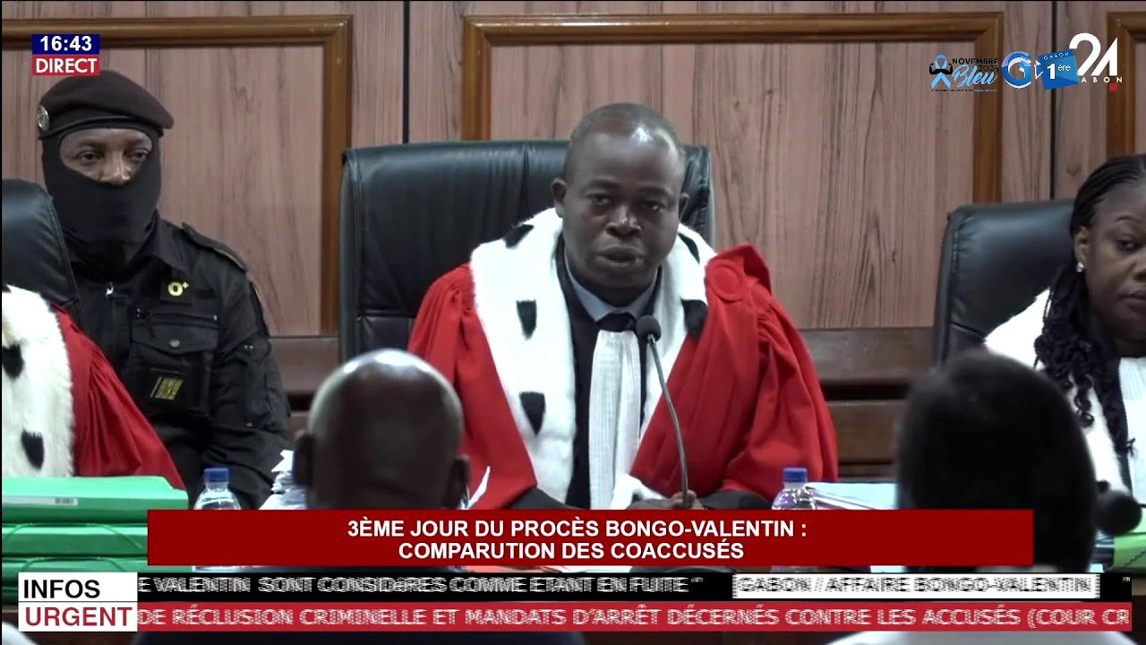 🔴Procès Sylvia et Noureddin BONGO VALENTIN : 3ème jour/comparution des coaccusés