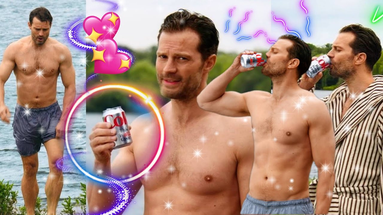 😍 NEW! GORGEOUS JAMIE DORNAN STARS IN NEW SOFT DRINK ADVERT 🥤 ❤️‍🔥🔥❤️‍🔥