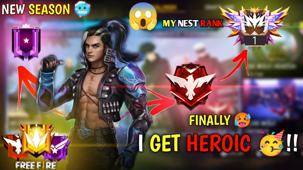 New Season 🥶! My Next Rank 😱| Finally 🥵 I GET HEROIC 🥳 ! Solo Survivor Match 🚩 !