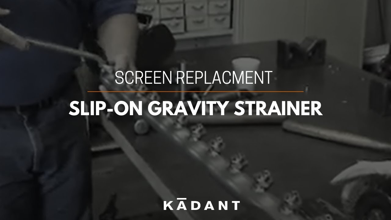 Slip-On Gravity Strainer Screen Replacement