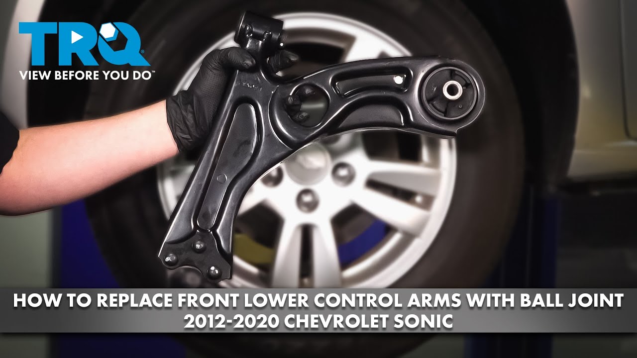Как заменить передние нижние рычаги с шаровой опорой на Chevrolet Sonic 2012-2020