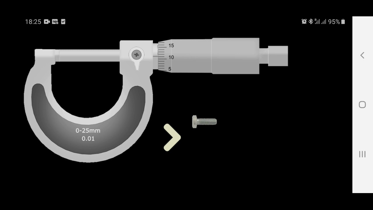 VERNIER CALIPER | MICROMETER SIMULATION APPLICATION | Rotating and Static Equipments