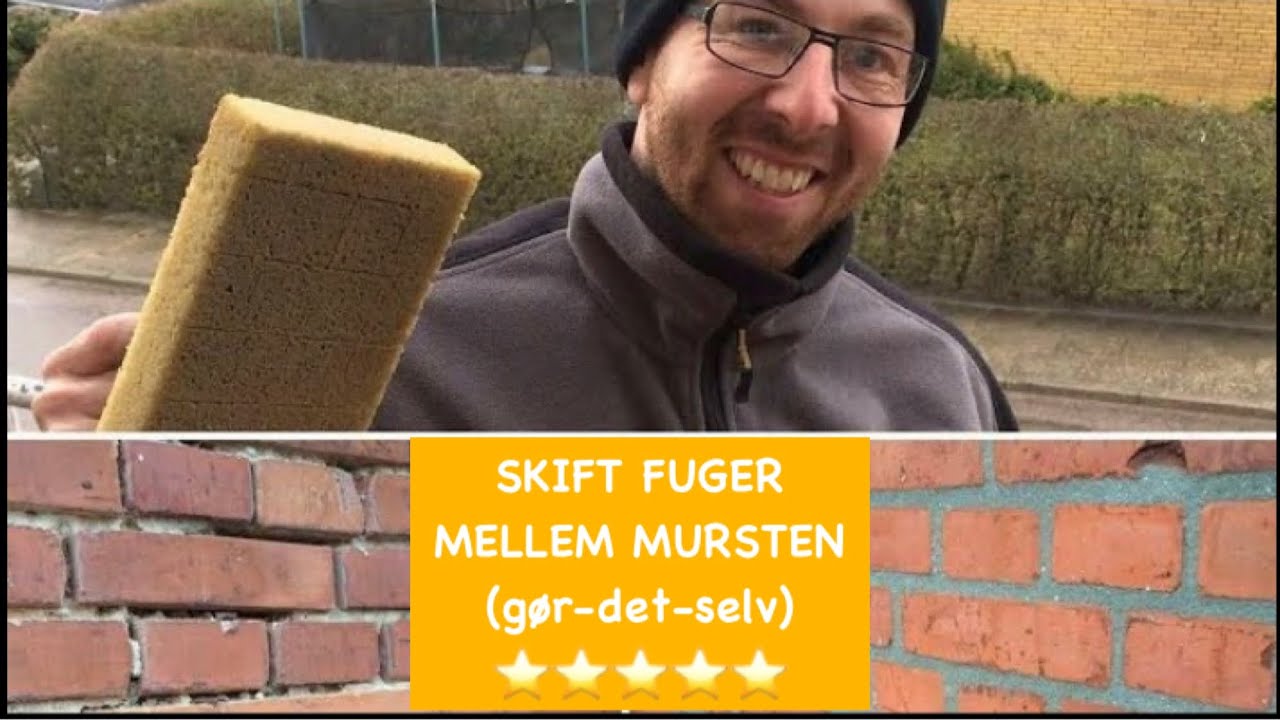 GØR DET SELV: Fugning af murstensvæg ✔️