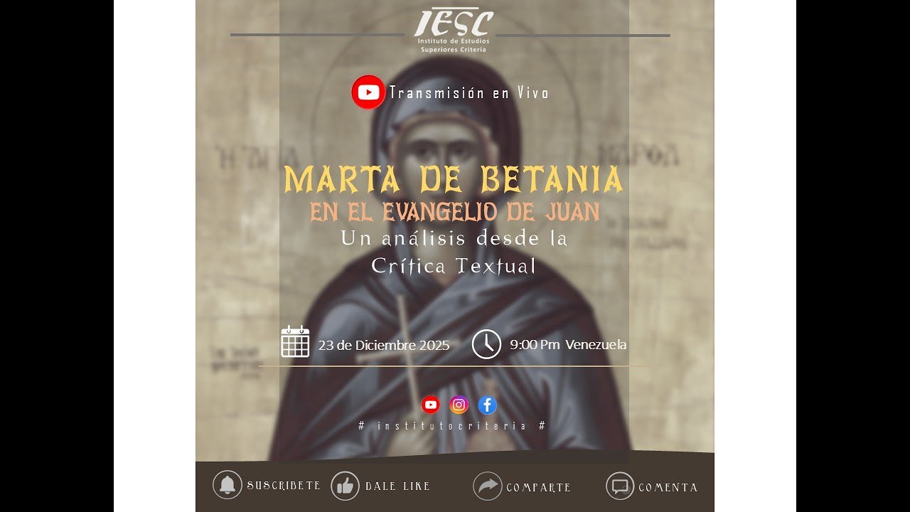 Marta de Betania. Un análisis desde el Evangelio de Juan.