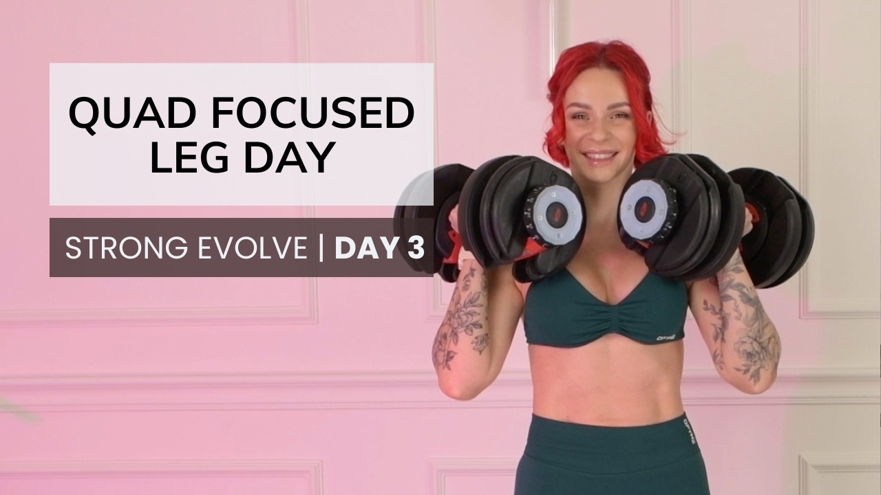 STRONG Evolve | 30-минутная тренировка для укрепления квадрицепсов и ягодичных мышц | Тренировка ...