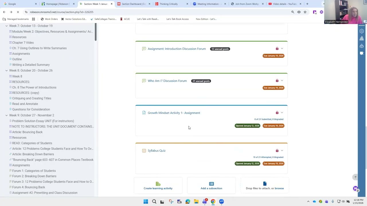 Week 1 Overview ENG 025 Spring 2026