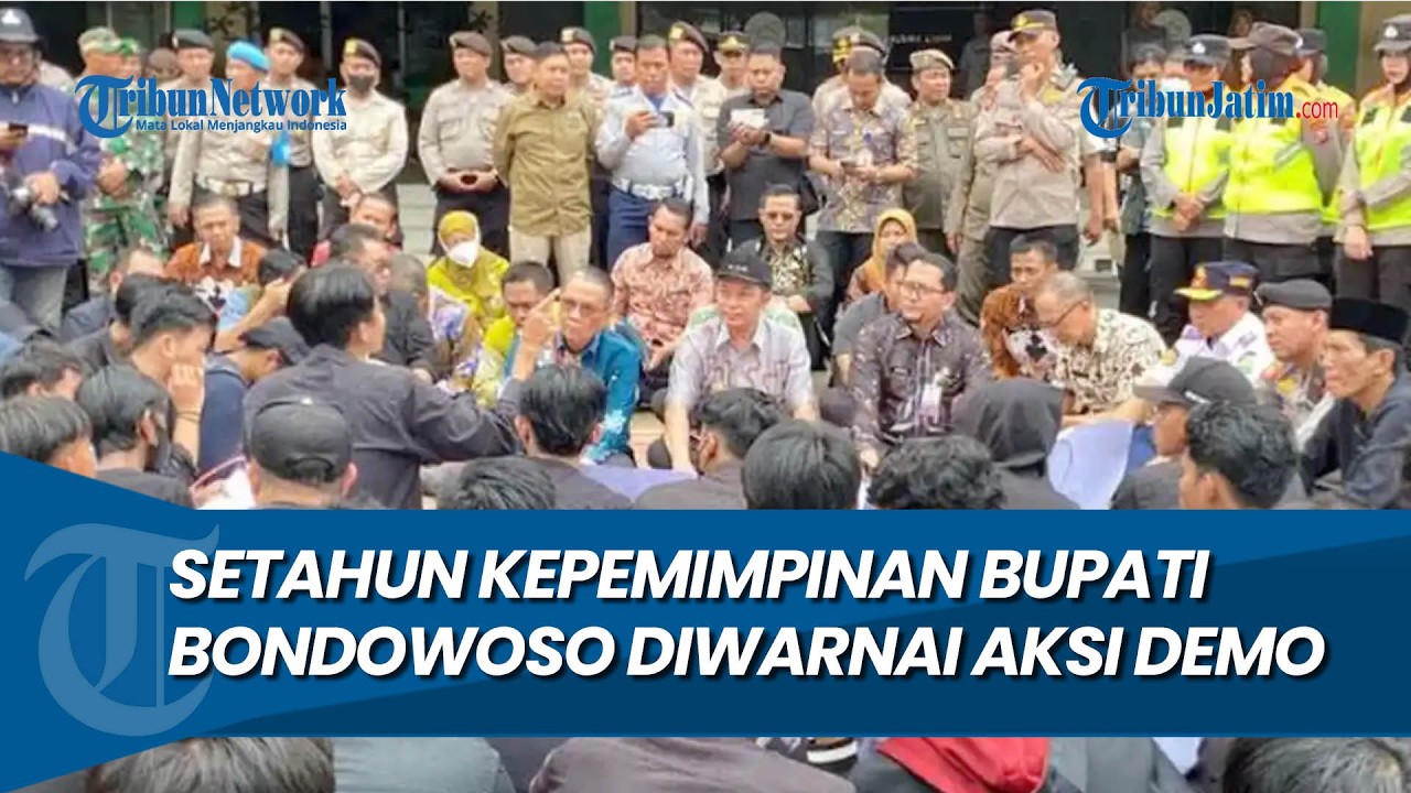 DIWARNAI AKSI DEMO, Setahun Kepemimpinan Bupati Bondowoso, Soroti Belanja Pegawai