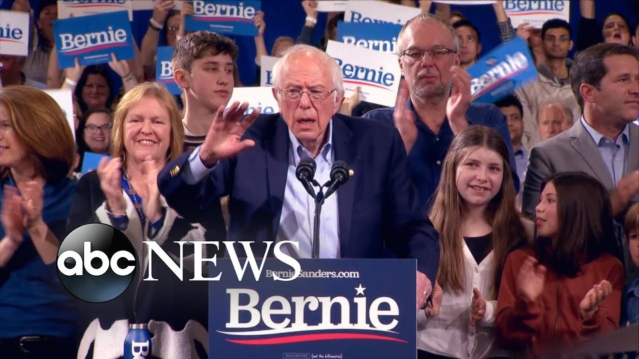 Bernie Sanders holds rally on Super Tuesday l ABC News