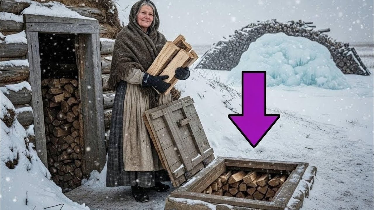 Соседи СМЕЯЛИСЬ над её землянкой под домом — пока во время МЕТЕЛИ её ДРОВА ОСТАЛИСЬ СУХИМИ.