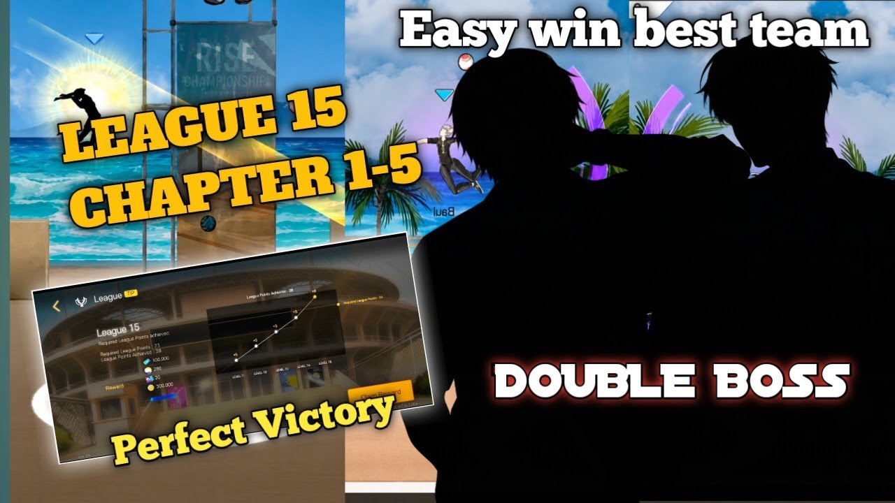 2 Boss Fight  In LEAGUE 15 - BEST TEAM,DOUBLE BOSS | The spike cross 