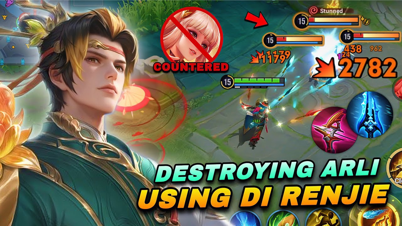 HOW TO DESTROY ARLI USING DI RENJIE IN LEGEND RANK 140 ⭐️ GAMEPLAY! | DI RENJIE BUILD & ARCANA