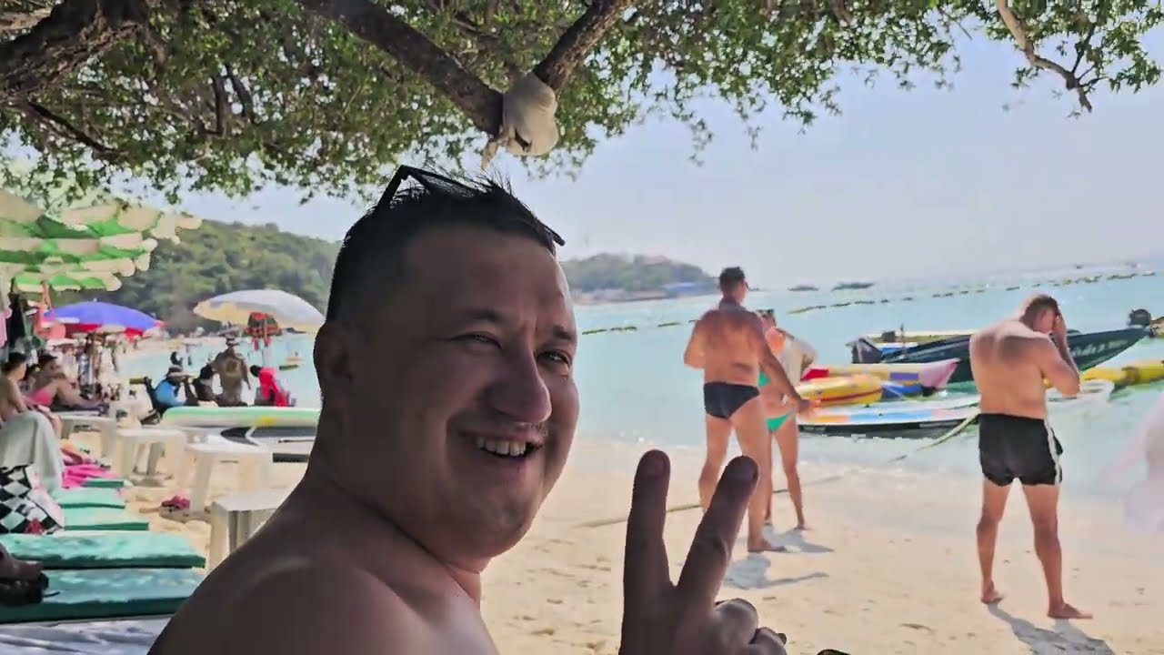 Пляжи  Ко Лан, Паттайя, Таиланд, Koh Lan island beach, Pattaya, Thailand