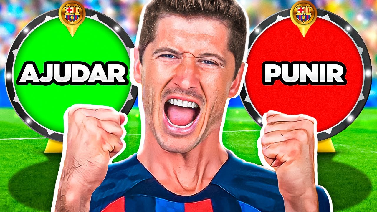 BARCELONA, mas a ROLETA decide TUDO no Modo Carreira 🎯