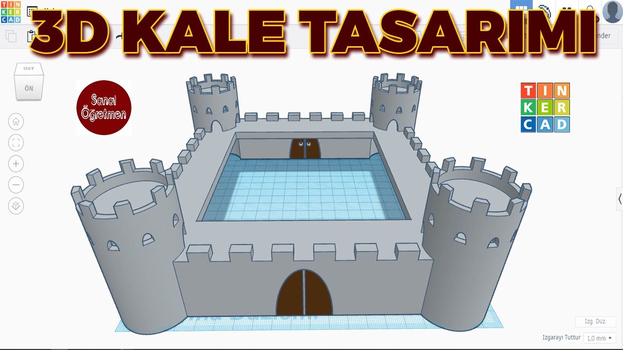 Tinkercad 3D Kale Tasarımı