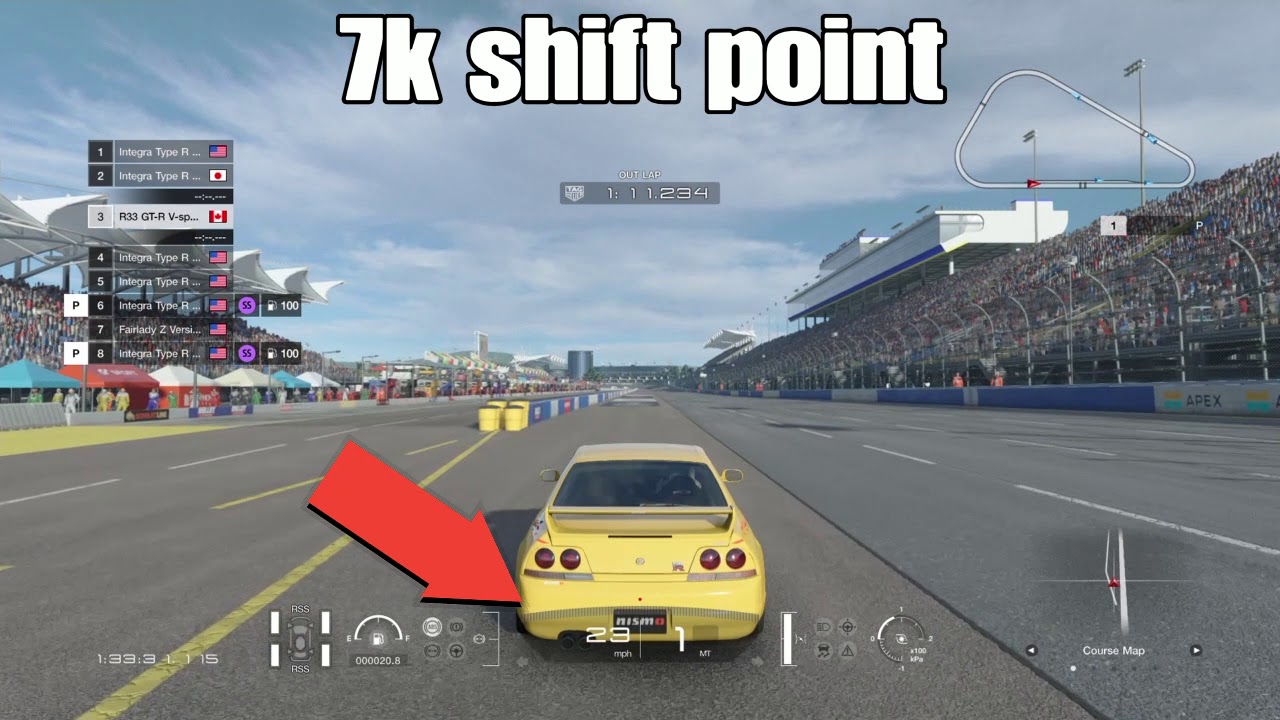 GT Sport Drag Tune - R33 GTR V-Spec '97