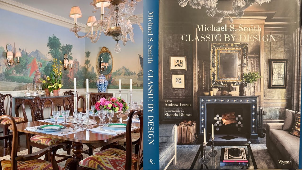 A Review: Interior Designer Michael S. Smith Classic by Design & I Discuss my Dining Room Mural