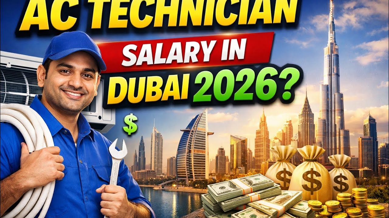 Ac Technician Salary in Dubai 2026 #dubailife #actechnician #npsvlog #jobdubai 
