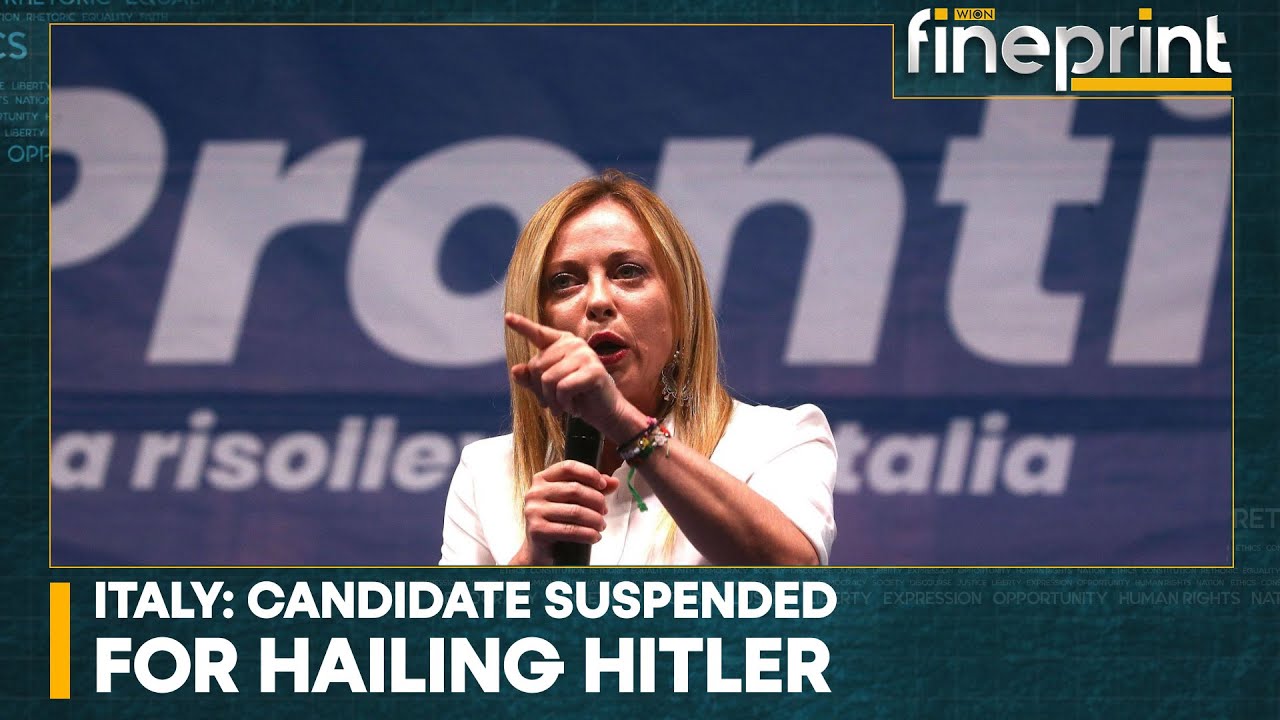 WION Fineprint | Brothers of Italy suspends candidate after online post praising Hitler