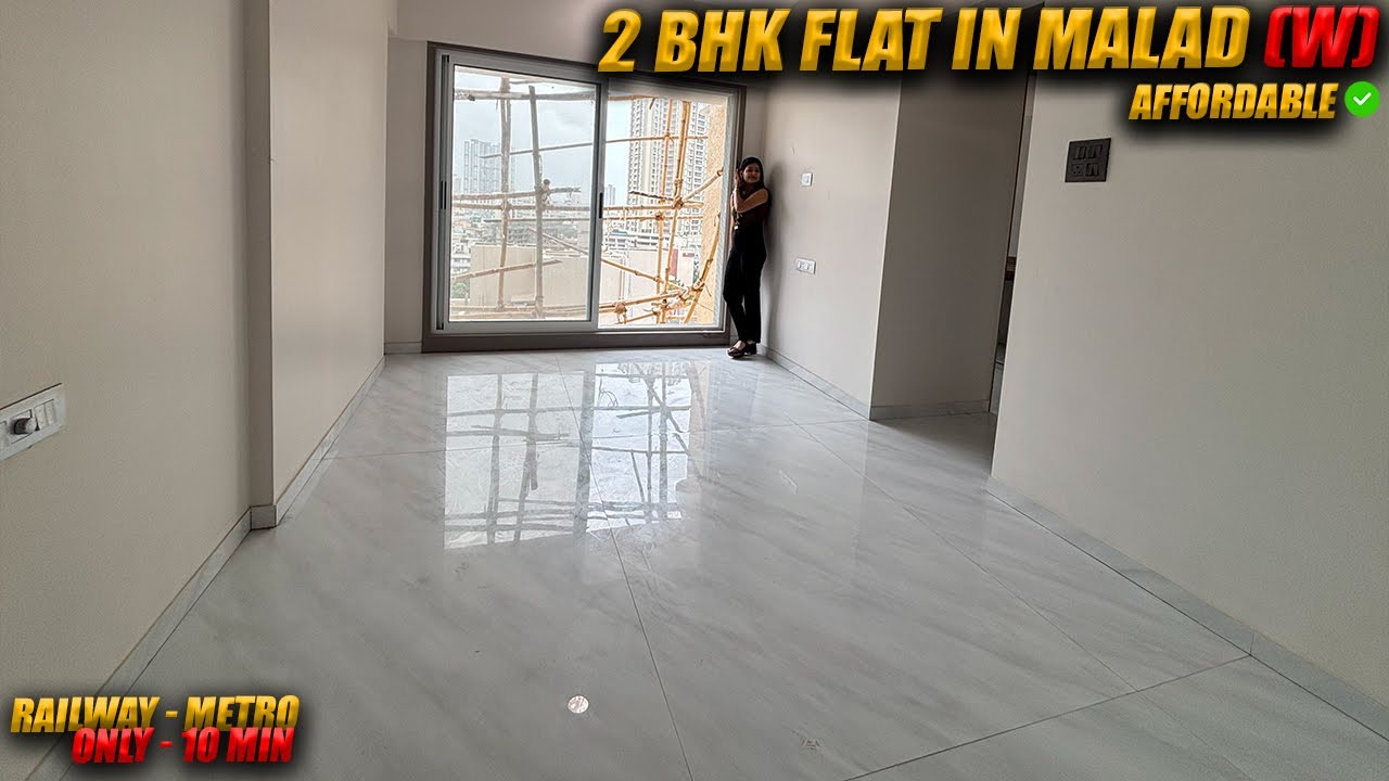 2 BHK Flat for Sale in Malad West | Spacious Apartment Tour  Mumbai Property luxury living in  malad