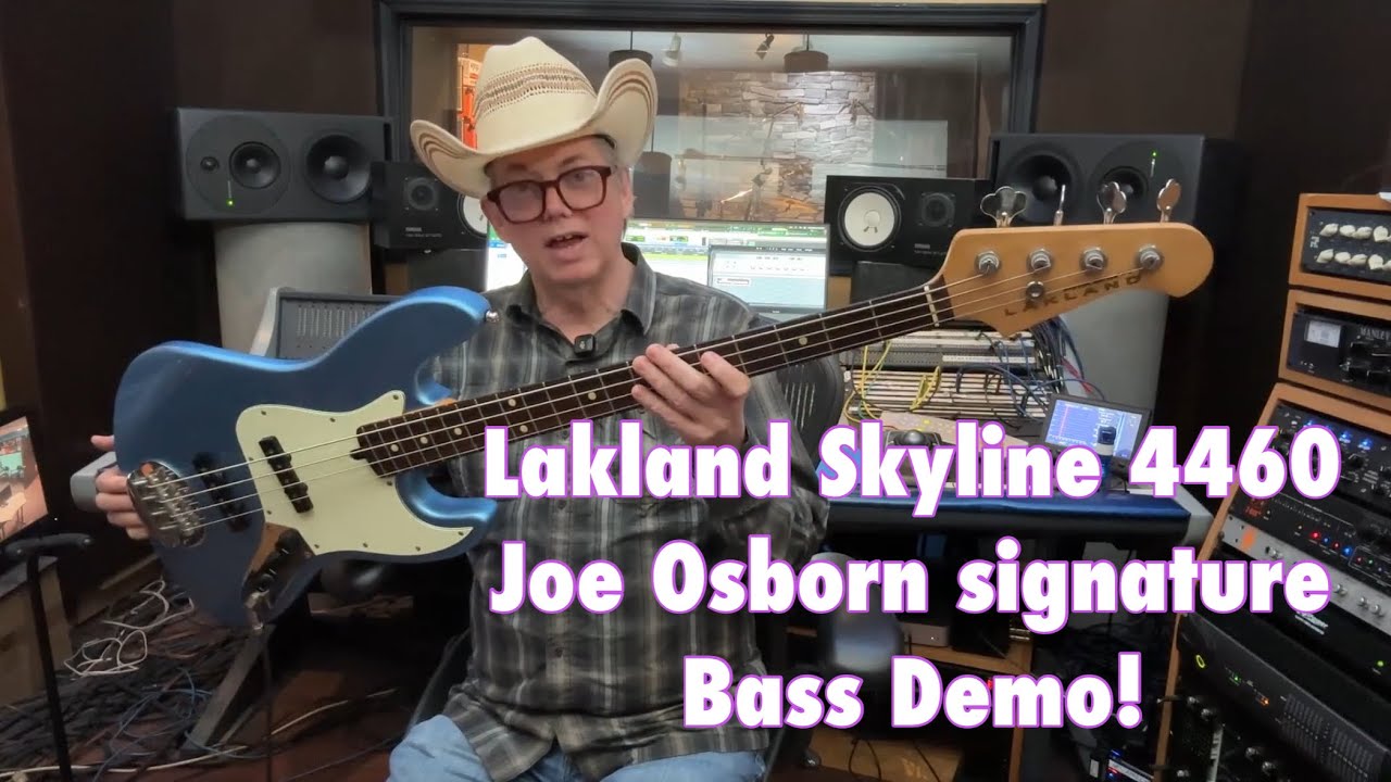 Lakland Jazz Bass 4460 Skyline Jazz bass alternative Joe Osborn 60's #lakland @laklandbass
