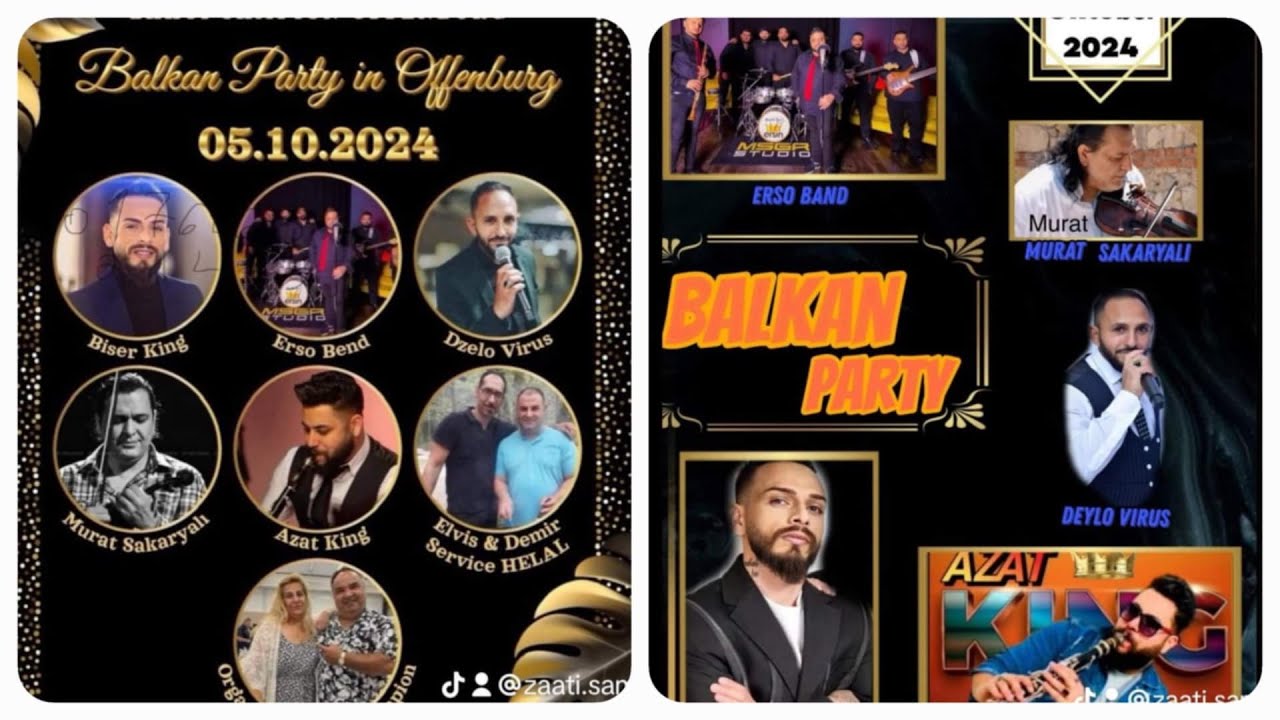 BALKAN PARTY  2024  ZAATI SAMPION OFFENBURG  PARTY 1