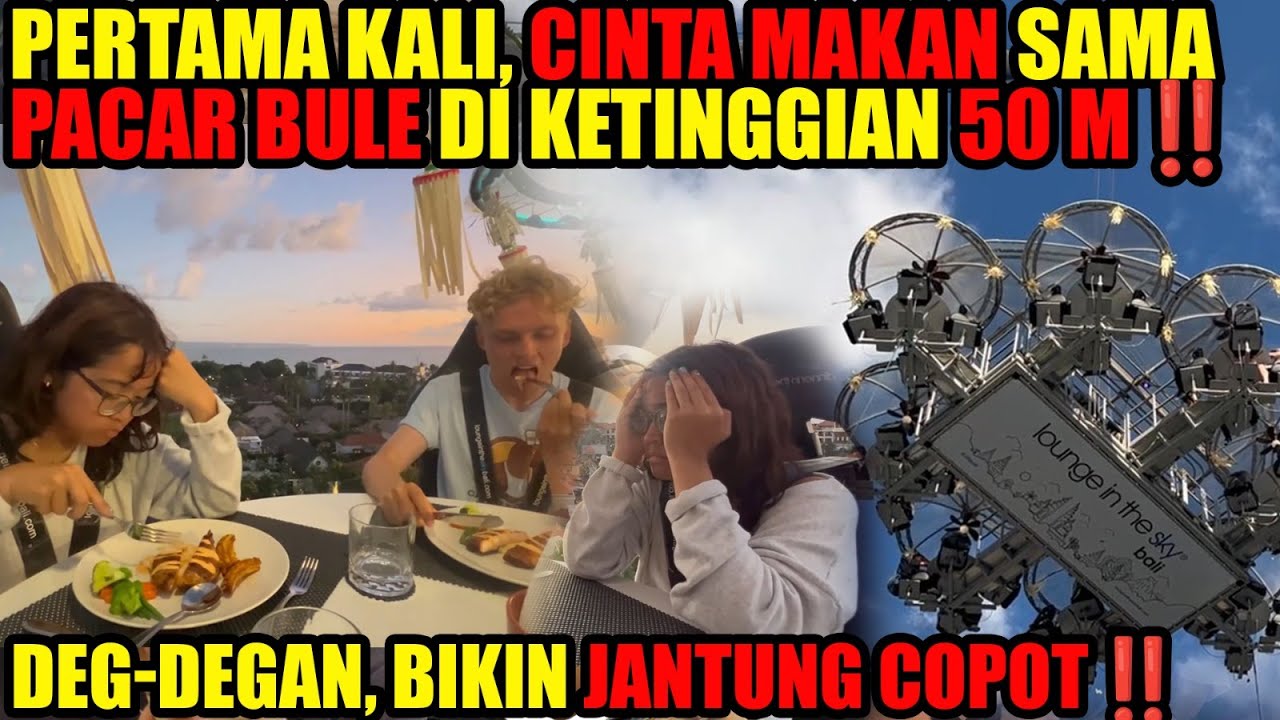 PERTAMA KALI, CINTA MAKAN ROMANTIS SM PACAR BULE DI DEPAN MAMA PAPA‼️DEG-DEGAN BANGET‼️