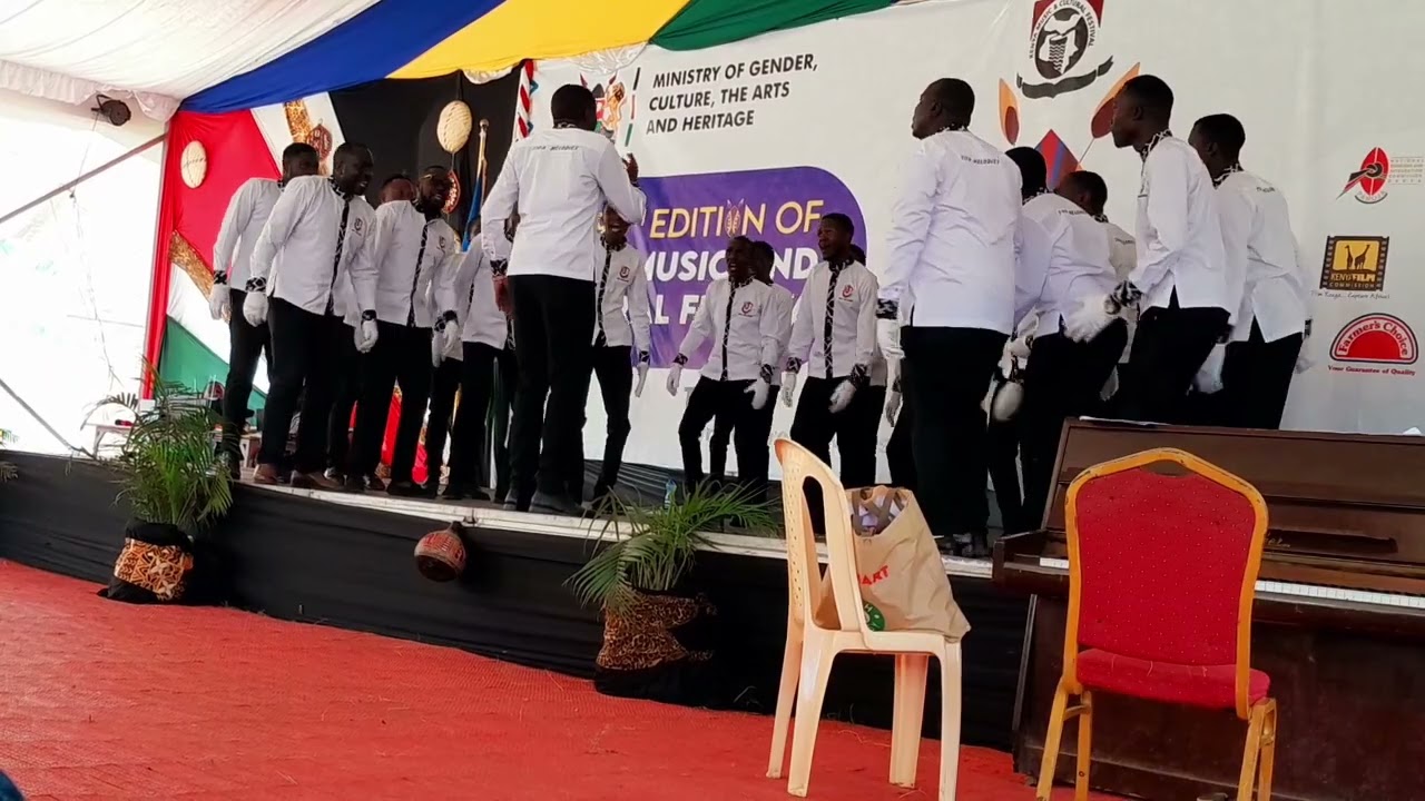 Sifa Melodies Perfoming Unkula Huu by Them Mushrooms at the KMCf 2023 edition in Makueni county