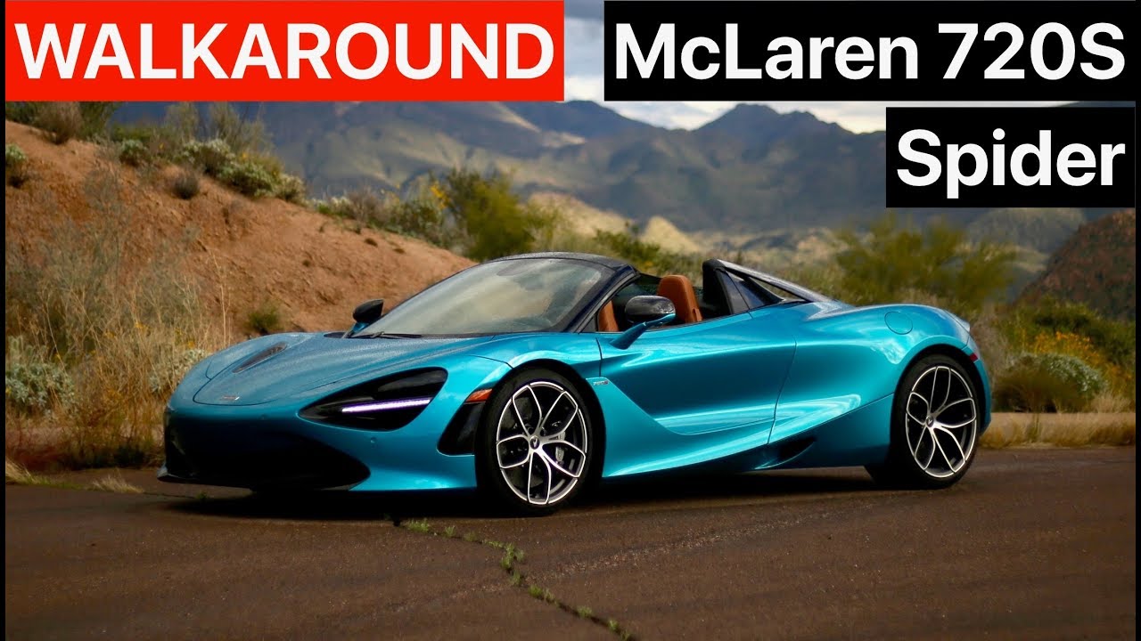 McLaren 720S Spider Walkaround + Exhaust (No Talking)(ASMR)