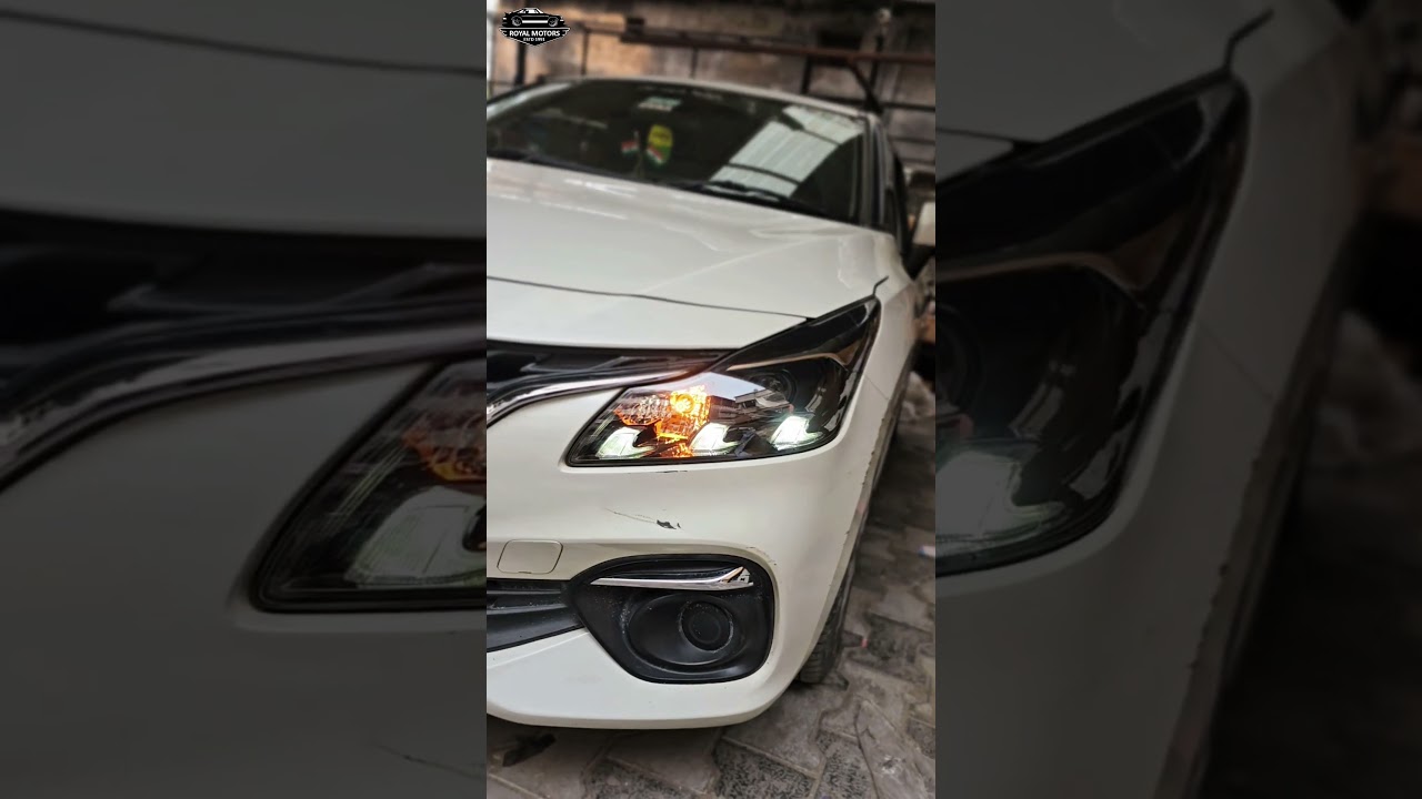 Top Model Headlight Installed in Baleno.#Baleno #TopModelHeadlight #HeadlightUpgrade