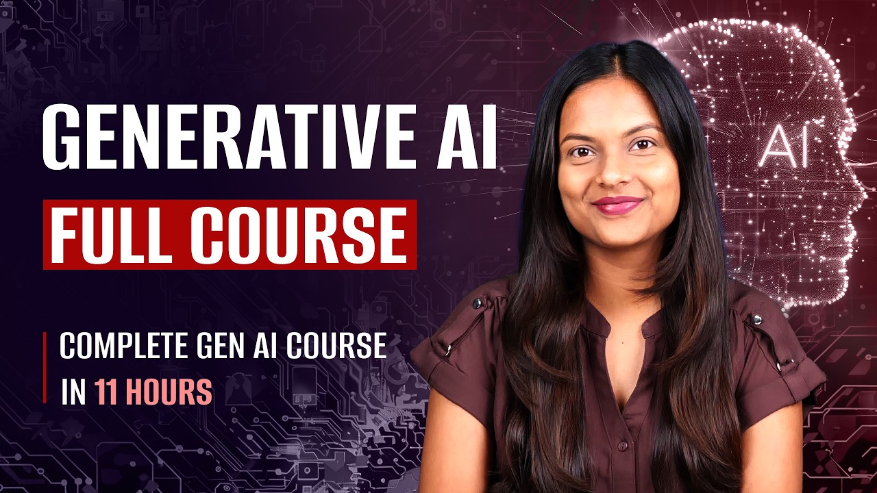 Generative AI Full Course 2026 | Generative AI Course Free | Intellipaat