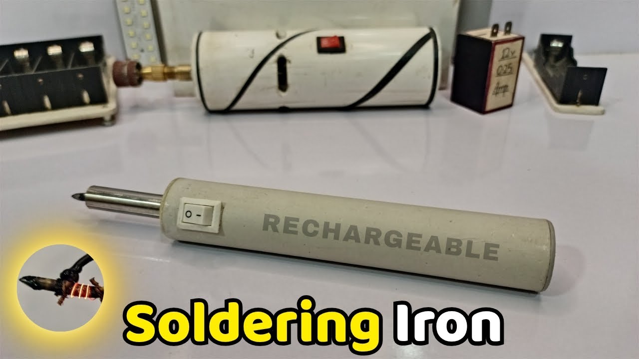 How to make rechargeable soldering iron