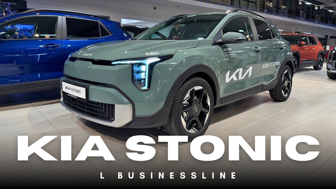 2026 Kia Stonic [1.0 T-GDI 100KM 7DCT] wersja L Businessline | Adventurous Green | Prezentacja 4K