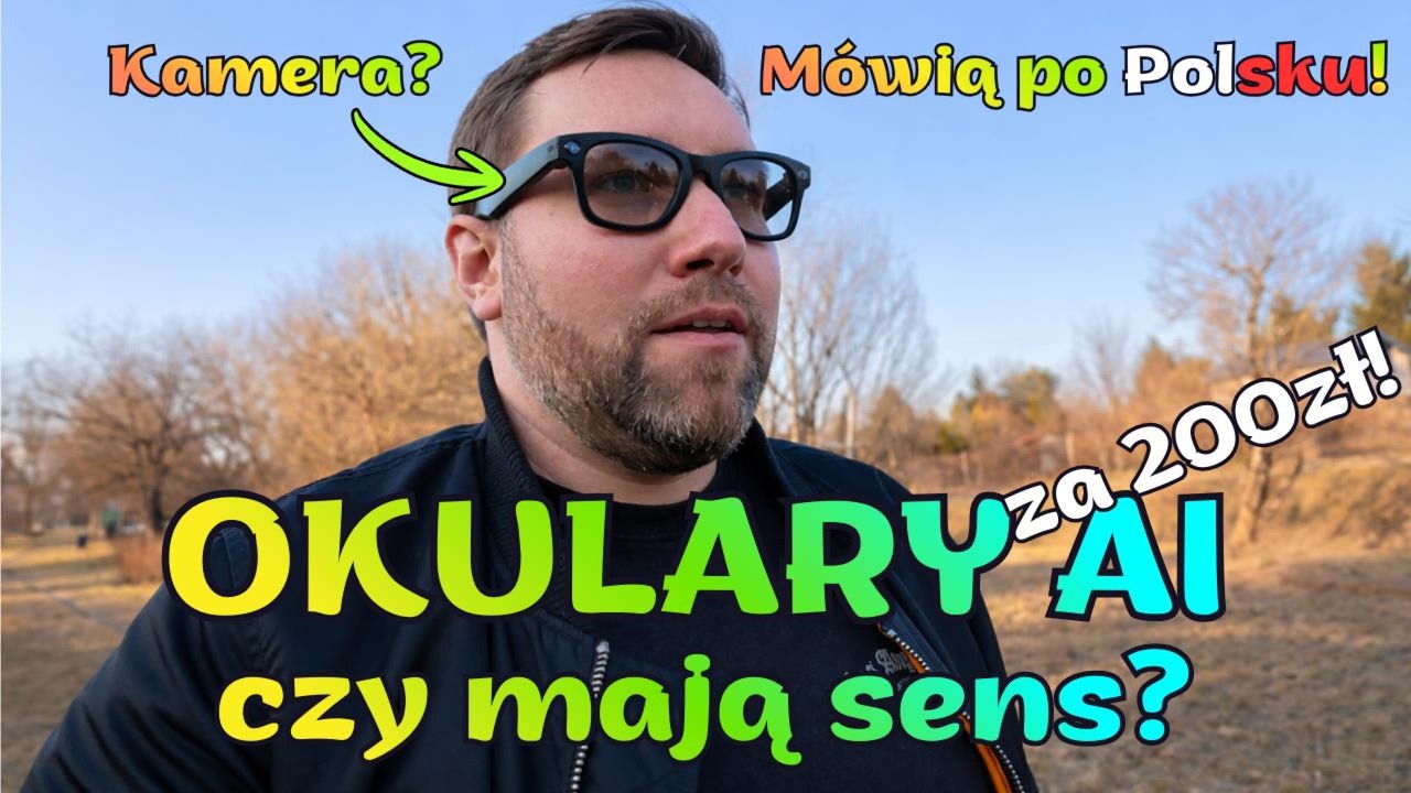 Testuję inteligentne okulary z AI za 200 zł! Warto? 🕶️ #ai #okulary #tech #test