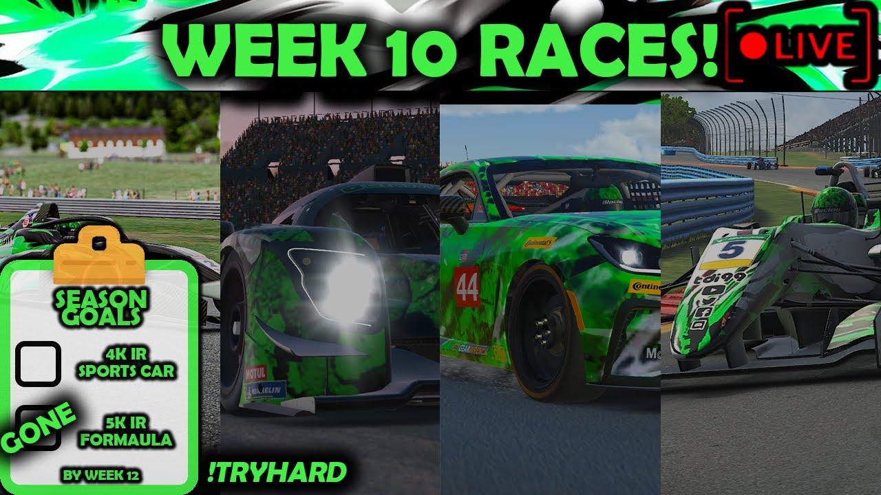 I think the network is working now! - Week 10 iRacing Races !tryhard