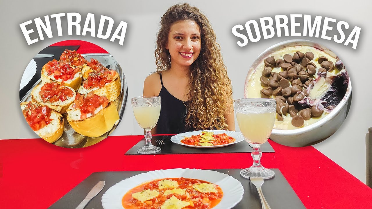 JANTAR ROMÂNTICO COM R$ 25,00 (Entrada, Prato Principal e Sobremesa)