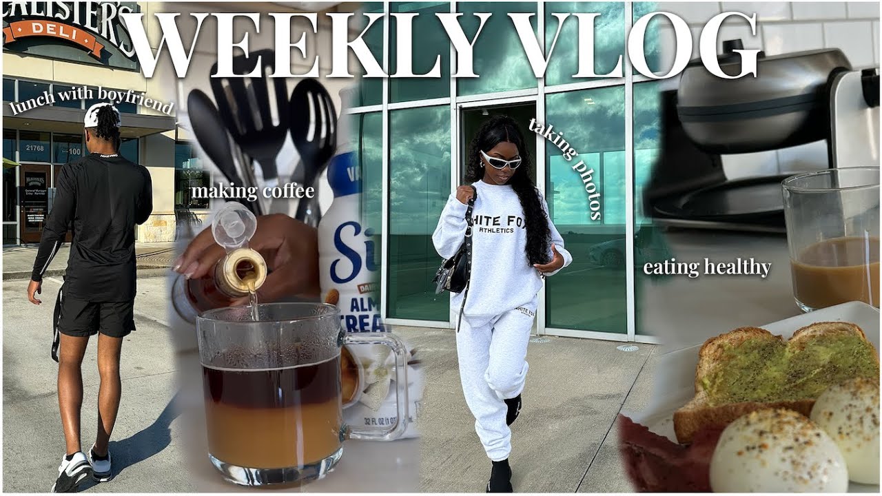 WEEKLY VLOG: lunch date with boyfriend, store runs, making healthy breakfast, and more!!