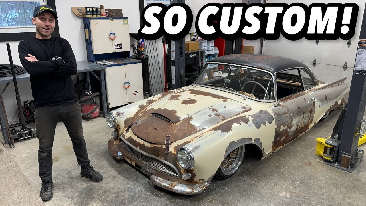 CUSTOM Gear Shifter In My BAGGED 1960 Auto Union 1000SP! DIY FABRICATION!