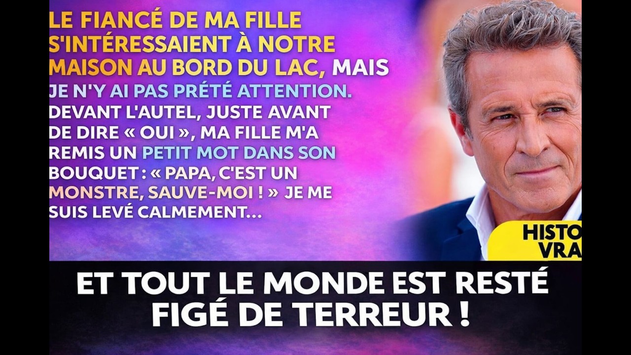 « Papa, c’est un monstre ! » : Le message secret qui a tout brisé devant l’autel en Provence