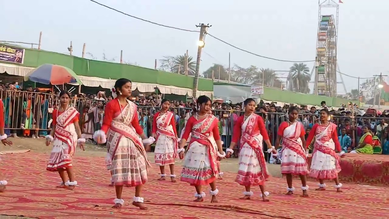 KATHIKKUND HOSTEL KA GALS GURP DANS// HIZLA MELA DUMKA 2026 //NEW SANTALI VIDEO 2026 