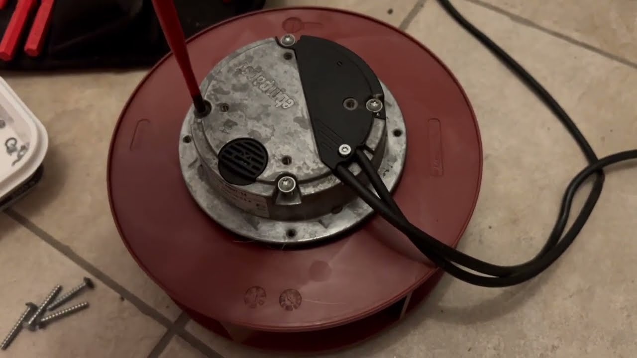 Replacing ball bearings in Dantherm HCV 5 / Udskiftning af kuglelejer i Dantherm HCV 5 / Ebmpabst