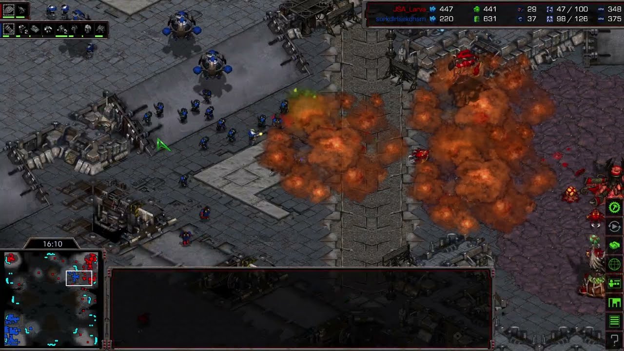 Larva vs Rush, ИГРА НОМЕР ДВА В СЕРИИ ОТ ТОПОВЫХ ПРОФИКОВ StarCraft'а!