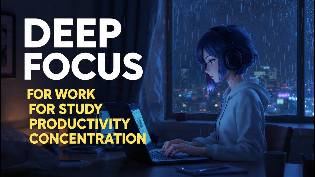 🔴 LIVE Deep Focus Music for Work | 3 Hours of Ambient Background for Productivity and Flow State