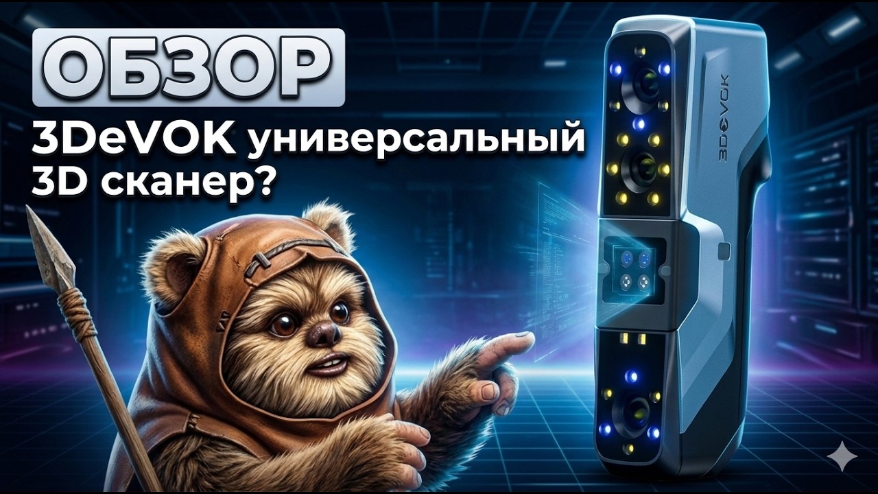 Обзор 3D сканера 3DeVOK MT