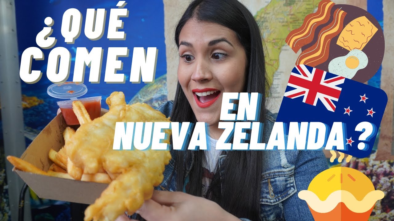 Comidas TÍPICAS de NUEVA ZELANDA🥝🥓🍳☕🇳🇿 | Los platos impredecibles en la vida de un kiwi