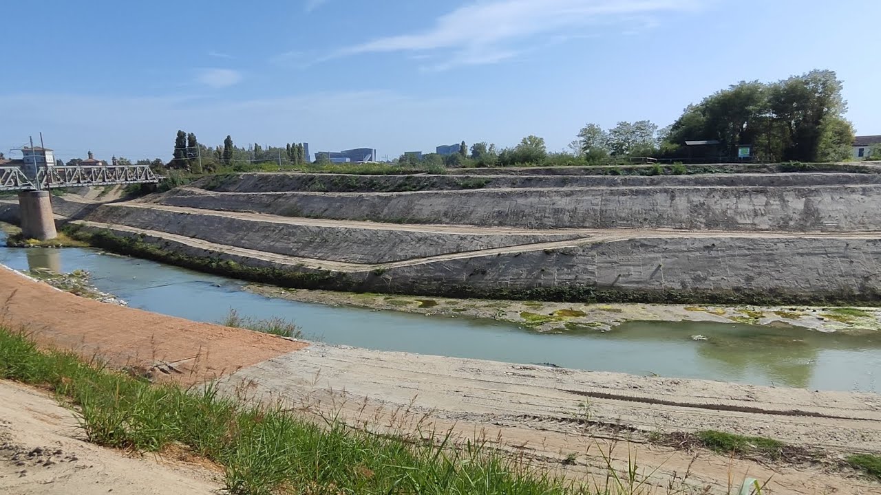 Il Lamone a Boncellino di Bagnacavallo (RA), 5 mesi dopo