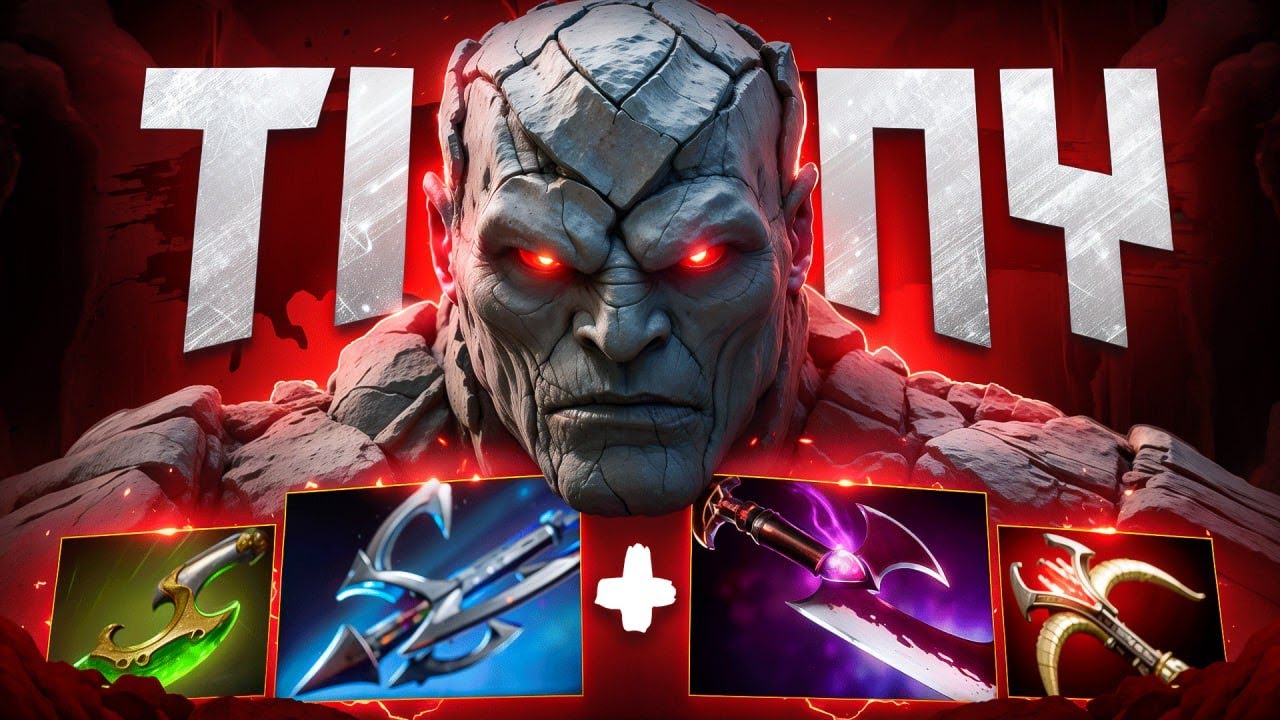 YATORO на КЕРРИ ТИНИ ! НАЙС УРОН.. мета 2025? Tiny Dota 2