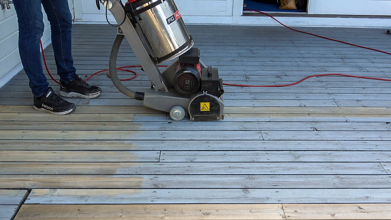 Tørrslipe terrasse