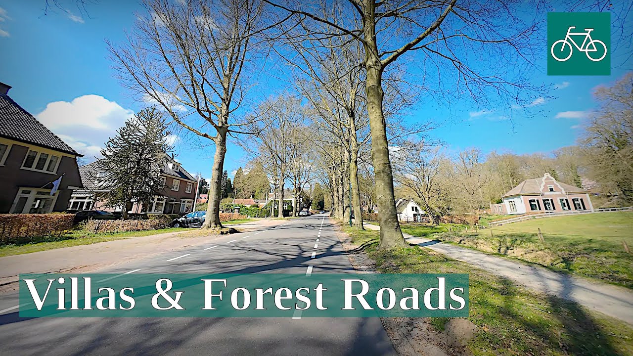 Green Wealth & Grand Villas: Arnhem–Velp–Rozendaal Cycling Loop | 4K Virtual Cycle Ride